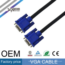 SIPU preço de fábrica por atacado melhor computador cabos de áudio e vídeo para o monitor de cabo vga 3 + 6